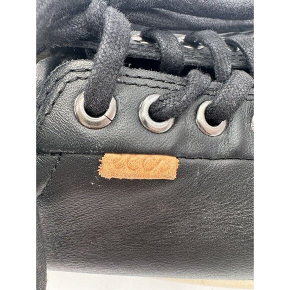 Ecco Sneakers Soft 7 Low Womens Size 9-9.5 Black Casual Walking Lace Up Shoes - Picture 9 of 16